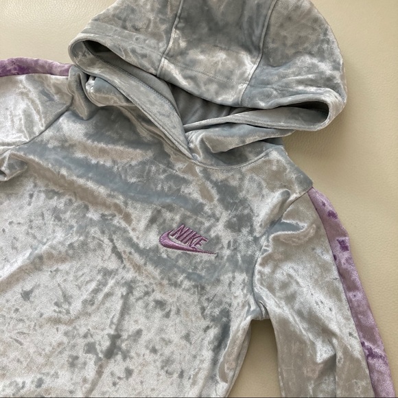 Nike Velour Hoodie dress 2094 - Picture 6 of 7